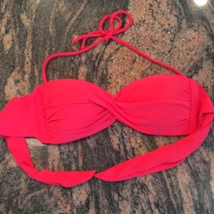 Robin Piccone size small coral bikini top. EUC